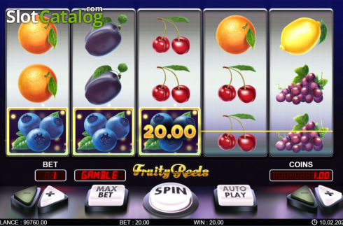 Οθόνη3. Fruity Reels Κουλοχέρης