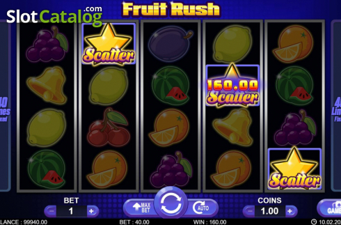 Οθόνη4. Fruit Rush (7mojos) Κουλοχέρης