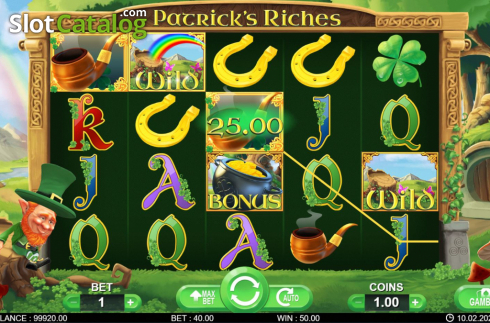 Οθόνη3. Patric’s Riches Κουλοχέρης