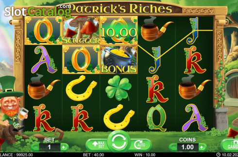 Οθόνη5. Patric’s Riches Κουλοχέρης