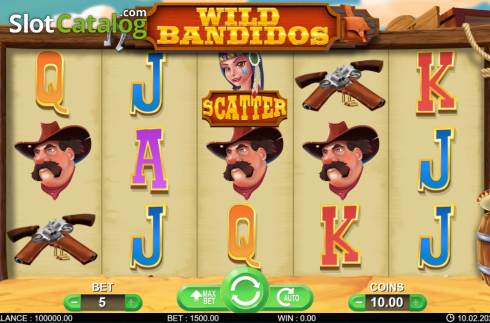 Οθόνη2. Wild Bandidos Κουλοχέρης