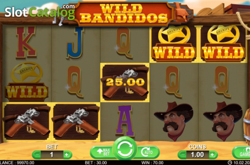Οθόνη3. Wild Bandidos Κουλοχέρης