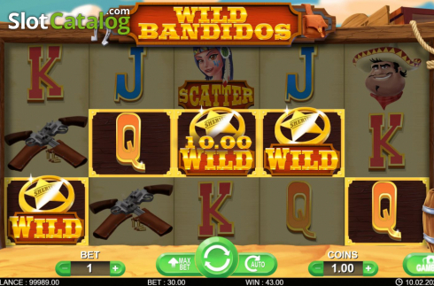 Οθόνη5. Wild Bandidos Κουλοχέρης