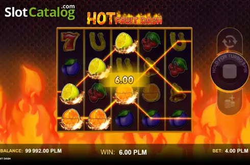 Οθόνη3. Hot Fruit Dash Κουλοχέρης