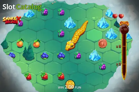 Οθόνη3. SnakeX Arcade Κουλοχέρης