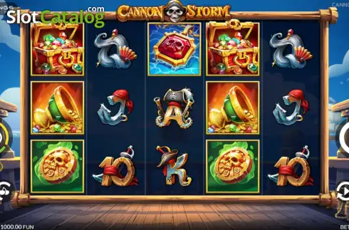 Οθόνη2. Cannon Storm Κουλοχέρης