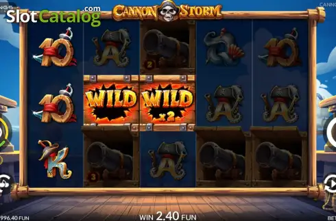 Οθόνη3. Cannon Storm Κουλοχέρης