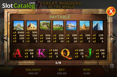Οθόνη5. 7 Great Wonders Of The World Κουλοχέρης