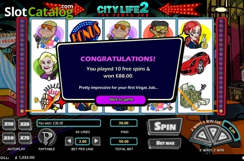 Οθόνη9. City Life 2 – The Vegas Job Κουλοχέρης 