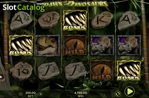 Οθόνη9. Dawn Of The Dinosaurs Κουλοχέρης