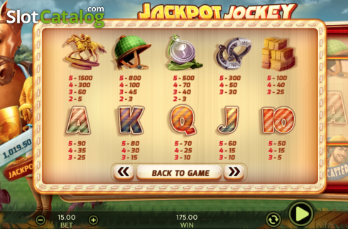 Οθόνη6. Jackpot Jockey Κουλοχέρης 