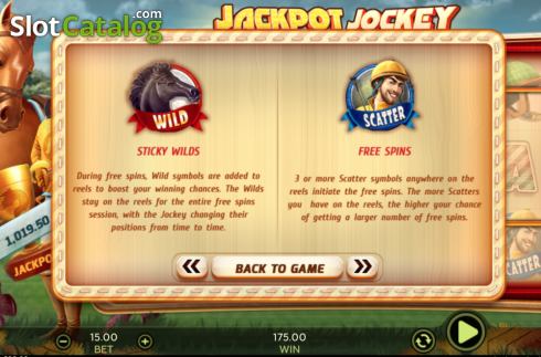 Οθόνη8. Jackpot Jockey Κουλοχέρης 