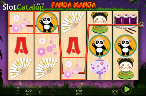 Οθόνη8. Panda Manga Κουλοχέρης