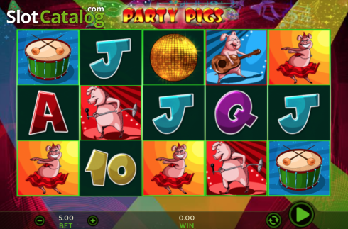 Οθόνη3. Party Pigs Κουλοχέρης