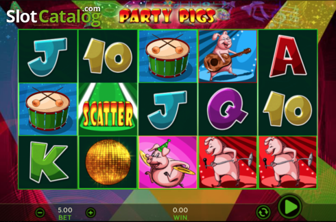 Οθόνη4. Party Pigs Κουλοχέρης