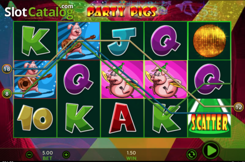 Οθόνη5. Party Pigs Κουλοχέρης