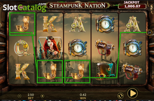 Οθόνη4. Steampunk Nation Κουλοχέρης
