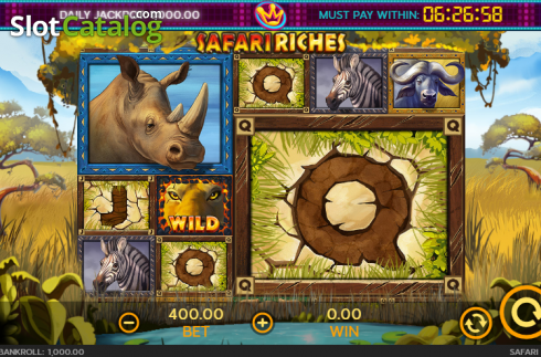 Οθόνη2. Safari Riches Κουλοχέρης