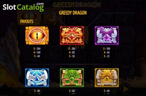 Οθόνη6. Greedy Dragon Κουλοχέρης