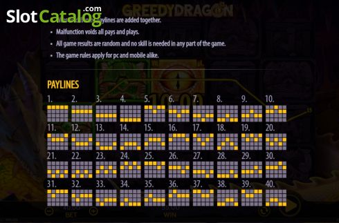 Οθόνη8. Greedy Dragon Κουλοχέρης