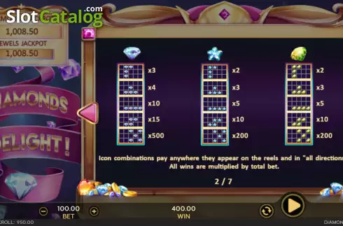 Οθόνη8. Diamonds Delight Κουλοχέρης