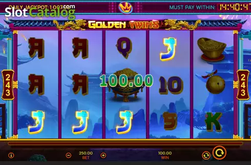 Οθόνη3. Golden Twins Κουλοχέρης