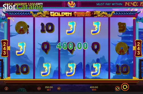Οθόνη4. Golden Twins Κουλοχέρης
