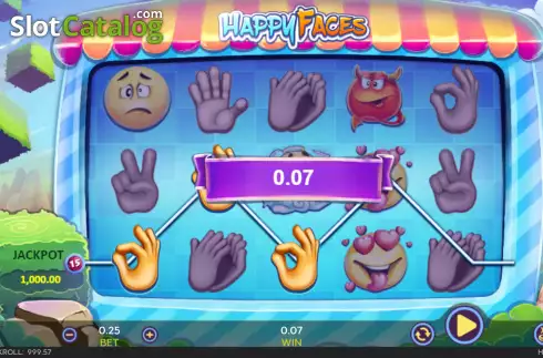Οθόνη3. Happy Faces Κουλοχέρης