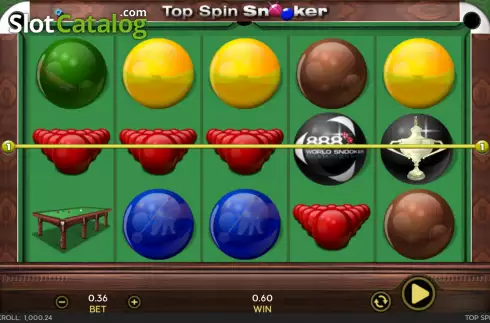 Οθόνη3. Top Spin Snooker Κουλοχέρης