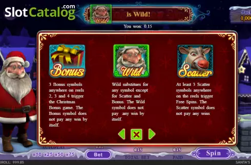 Οθόνη6. Santas Super Slot Κουλοχέρης