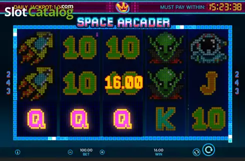 Οθόνη4. Space Arcader Κουλοχέρης
