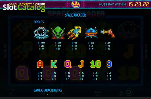 Οθόνη8. Space Arcader Κουλοχέρης
