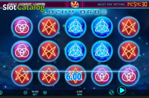 Οθόνη2. Lucky Orbs Κουλοχέρης