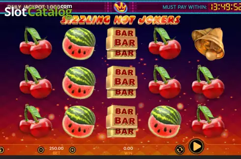 Οθόνη2. Sizzling Hot Jokers Κουλοχέρης