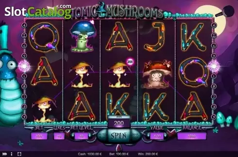 Οθόνη3. Atomic Mushrooms Κουλοχέρης
