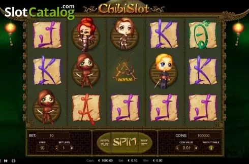 Οθόνη2. Chibi Slot Κουλοχέρης
