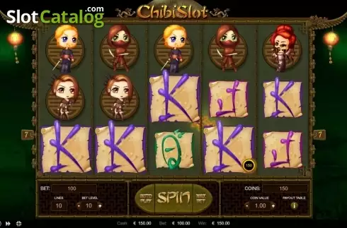 Οθόνη3. Chibi Slot Κουλοχέρης