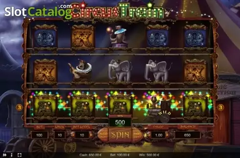 Οθόνη3. Circus Train Κουλοχέρης