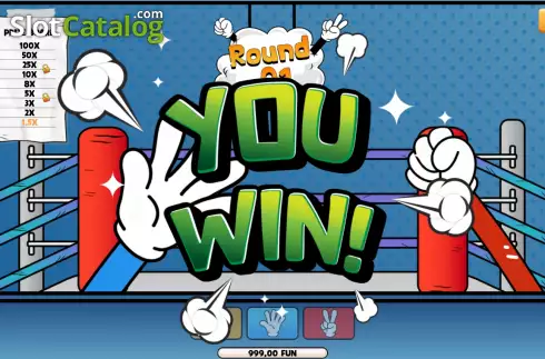 Οθόνη3. Rock Paper Scissors DRAW! Κουλοχέρης