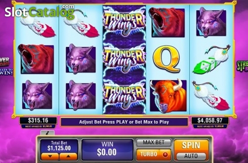 Οθόνη2. Thunder Wings Κουλοχέρης