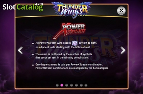 Οθόνη5. Thunder Wings Κουλοχέρης