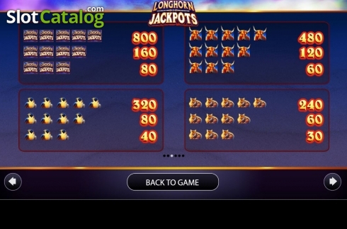 Οθόνη8. Longhorn Jackpots Κουλοχέρης