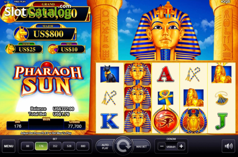 Οθόνη2. Pharaoh Sun Κουλοχέρης