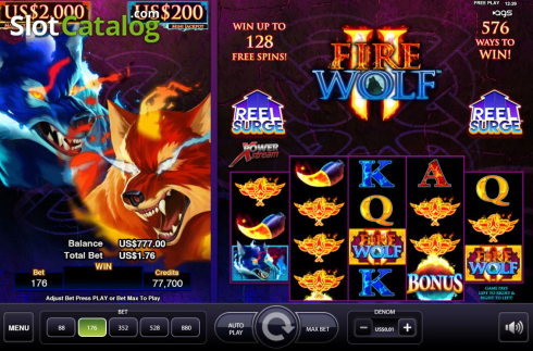 Οθόνη2. Fire Wolf 2 Κουλοχέρης 