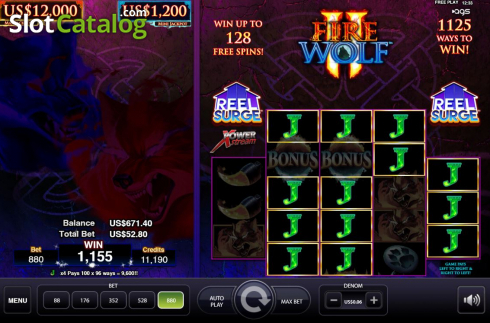 Οθόνη3. Fire Wolf 2 Κουλοχέρης 