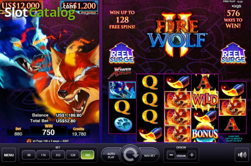 Οθόνη4. Fire Wolf 2 Κουλοχέρης 