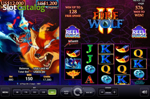 Οθόνη5. Fire Wolf 2 Κουλοχέρης 