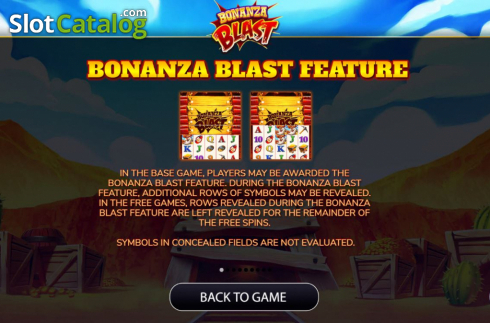 Οθόνη6. Bonanza Blast Κουλοχέρης