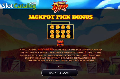 Οθόνη9. Bonanza Blast Κουλοχέρης