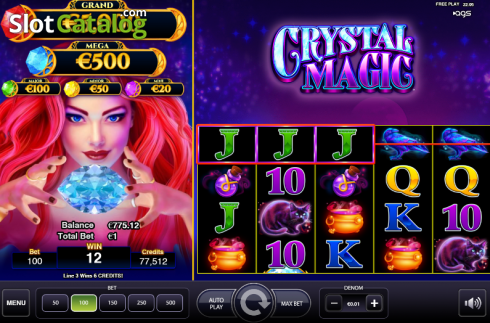 Οθόνη4. Crystal Magic Κουλοχέρης